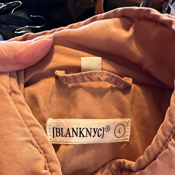 BLANKNYC Women's Quilted Bomber Jacket in Salmon - Picture 10 of 12